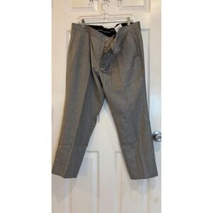 Rossi Man Thomas Gray Dress Pants Size US 48‎ EU 58 Slim Fit Polyester Rayon